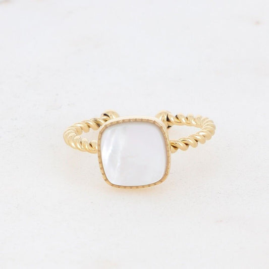 Bague blanche